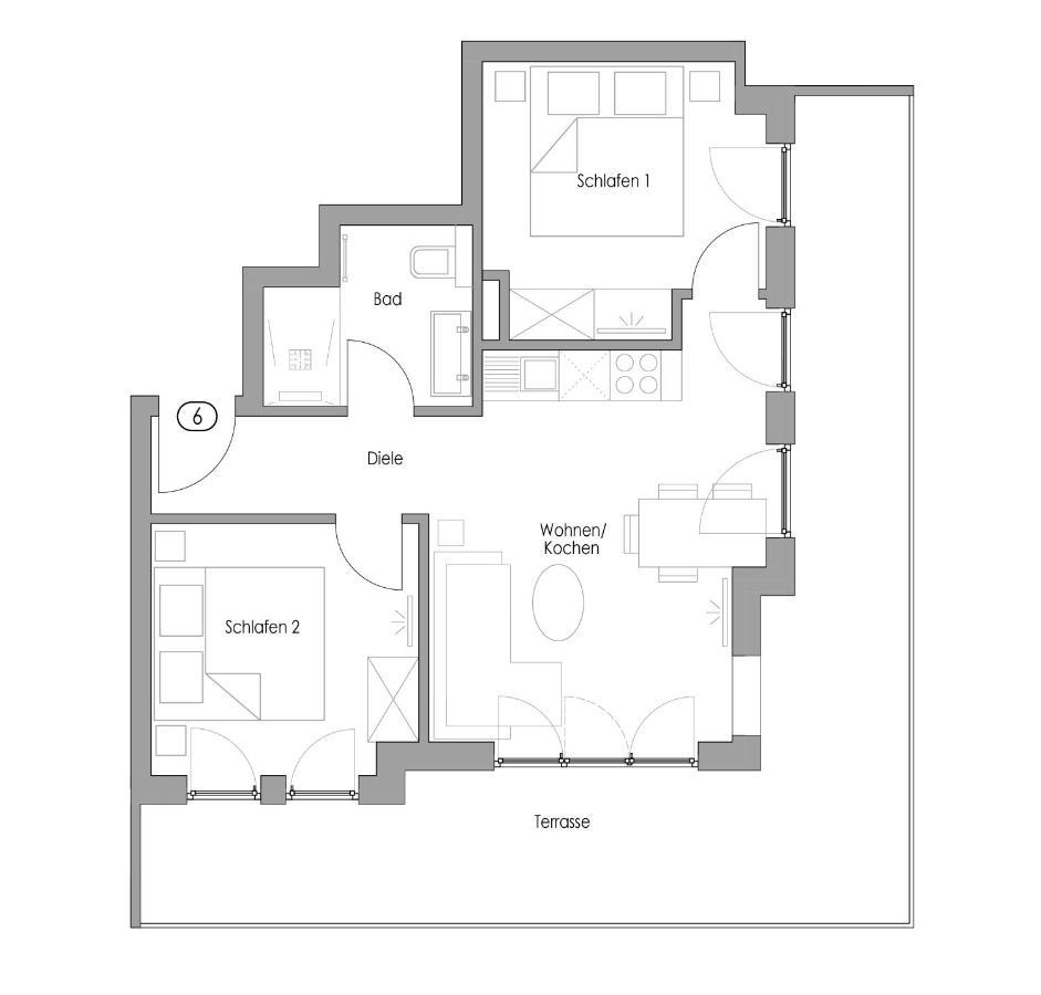 Appartement Haus Insulaner Tolle 6 à Norderney Extérieur photo